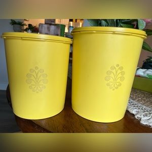 Vintage Tupperware canisters